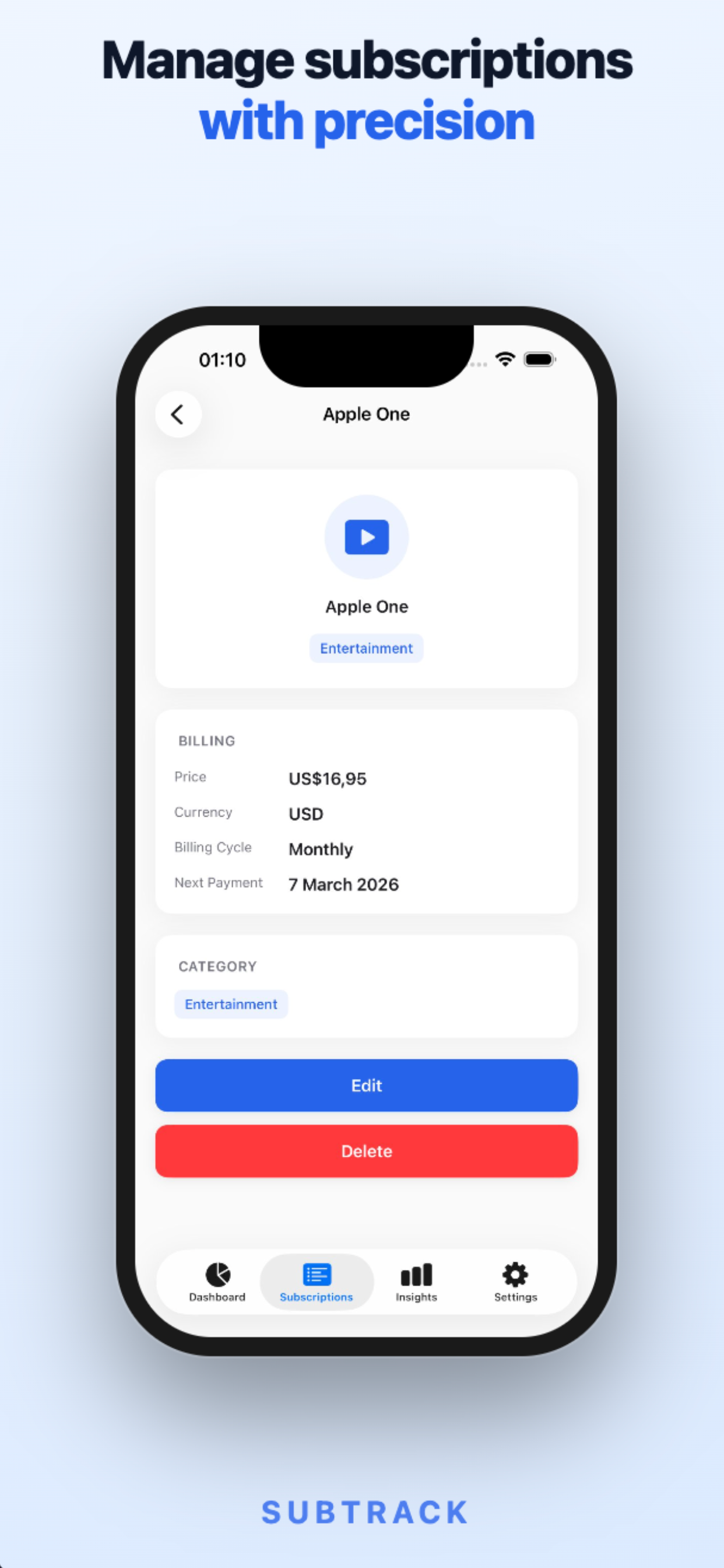 Subscription Details